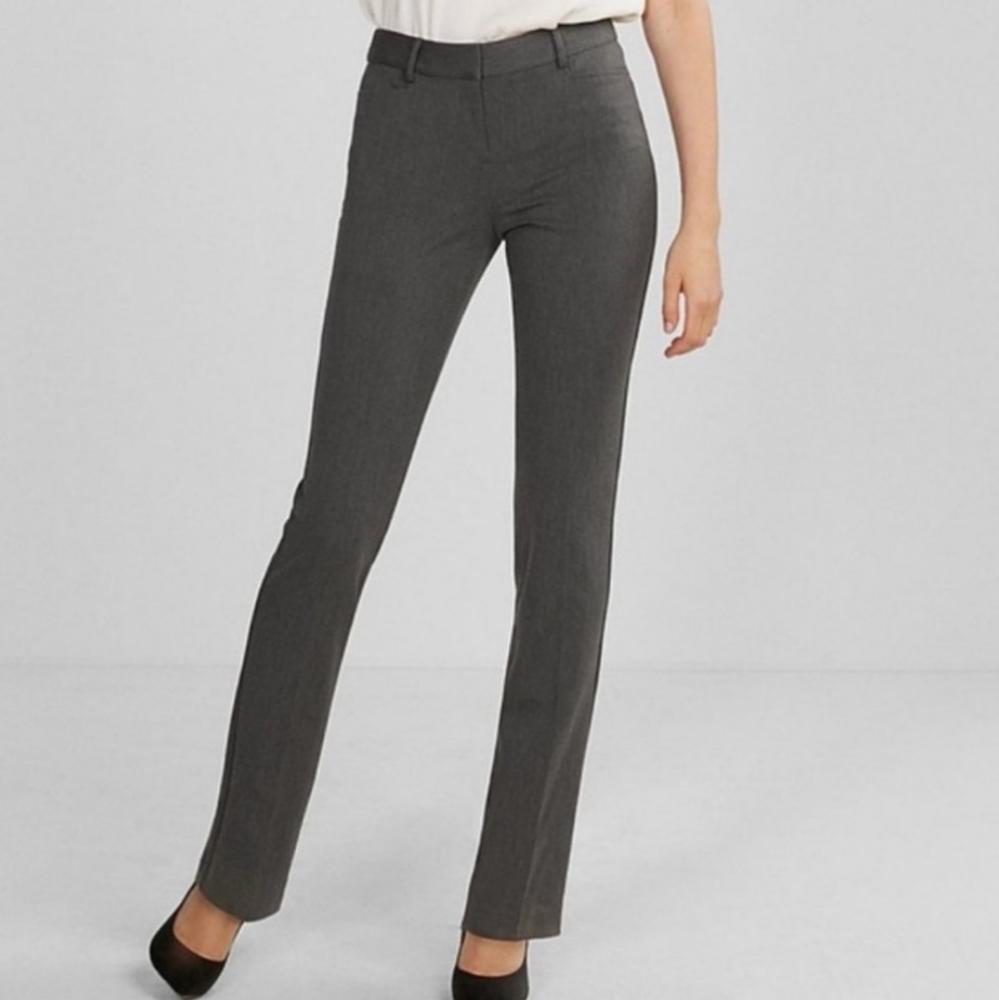 Express Columnist Barely Boot Gray Polka Dot Work… - image 2